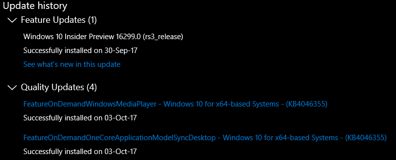 Обновление KB4046355 удаляет Windows Media Player из Windows 10 - 1